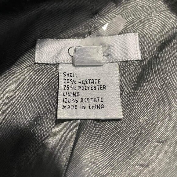 Cache Size 2 Black Jacket Blazer Classy Elegant - Picture 5 of 6